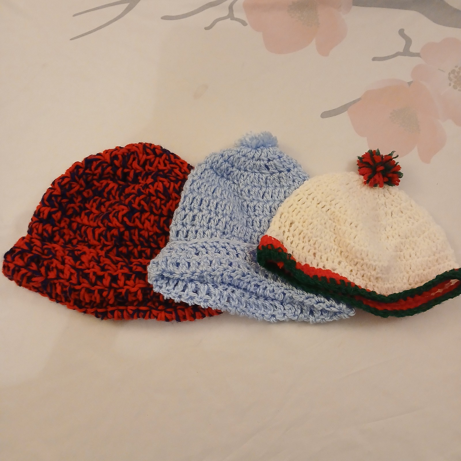 Lot Of Crocheted Hats