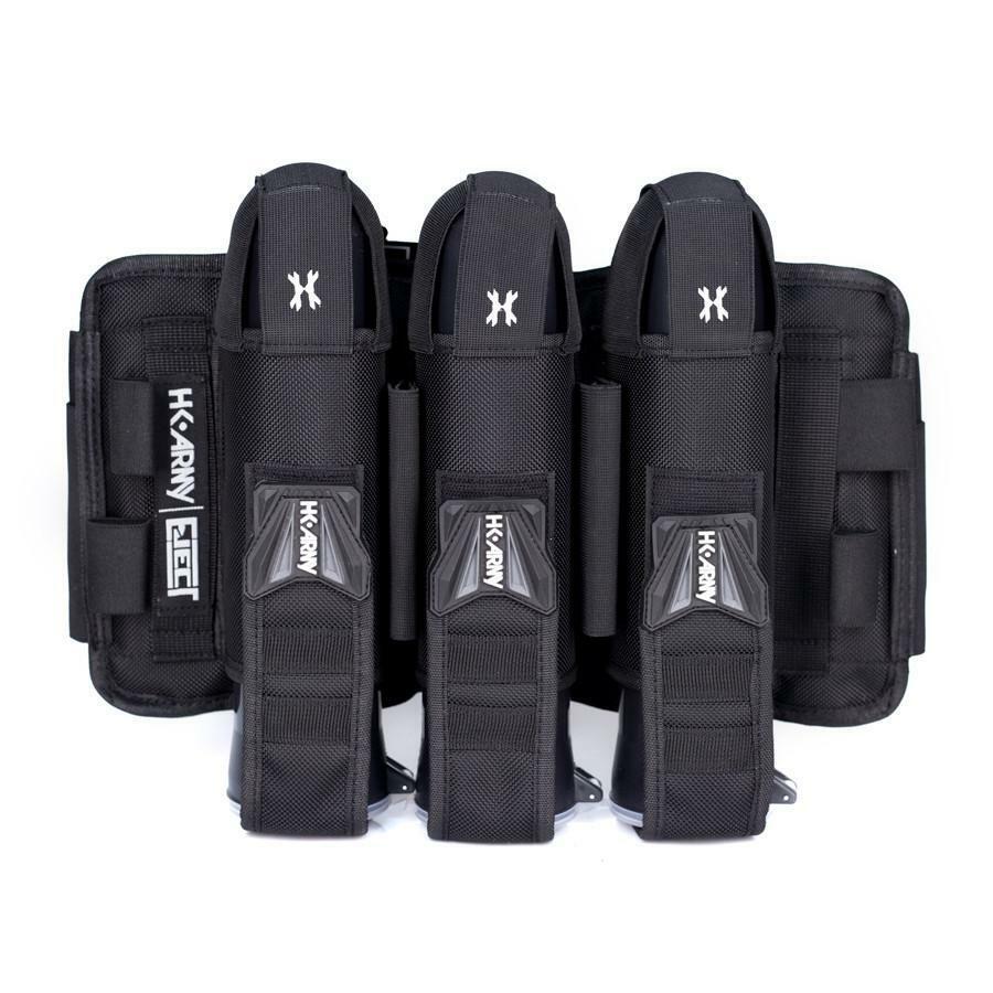 HK Army Eject Paintball Harness 3+2- Stealth Black Paintball Pack Strap Pack
