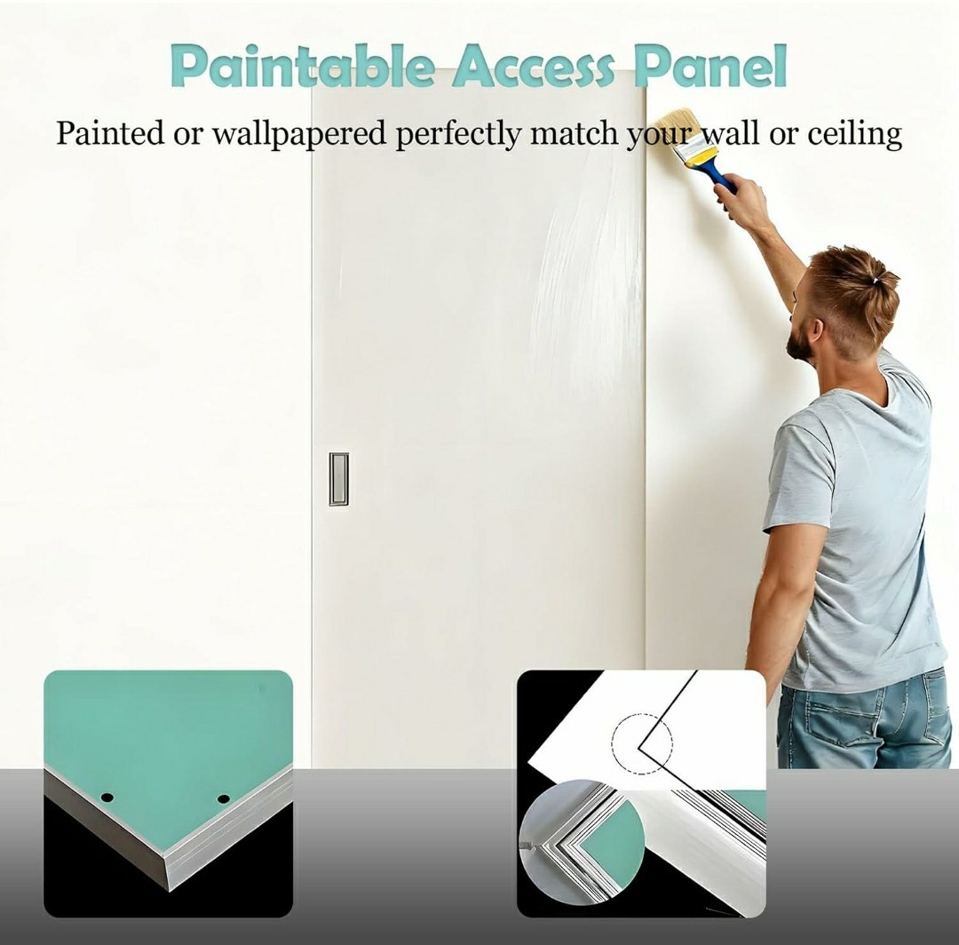 Aluminum Drywall Access Panel Flush Mount Paintable Wall Inspection Door