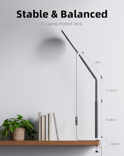 10.2" Desk Ring Light with Stand for Video Call, Ring Light for Desk with