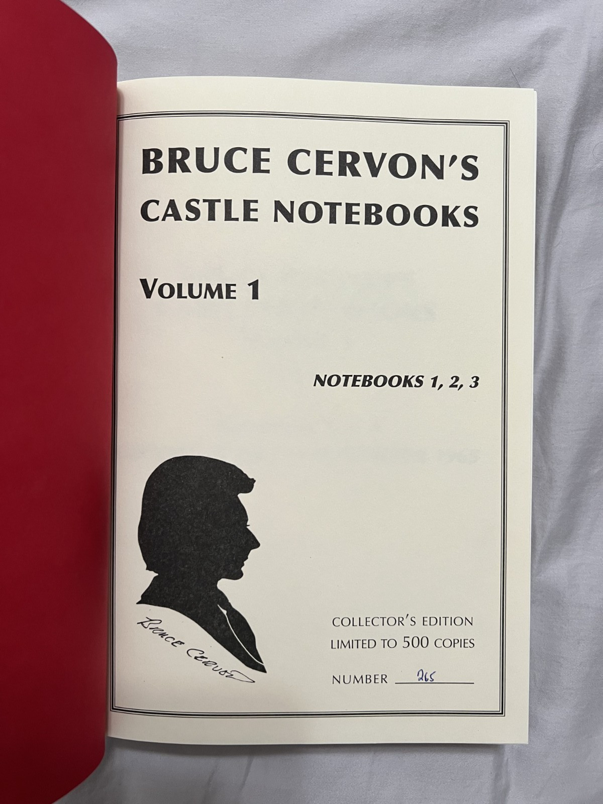 Bruce Cervon's Castle Notebooks Volume 1 - Notebook 1,2,3