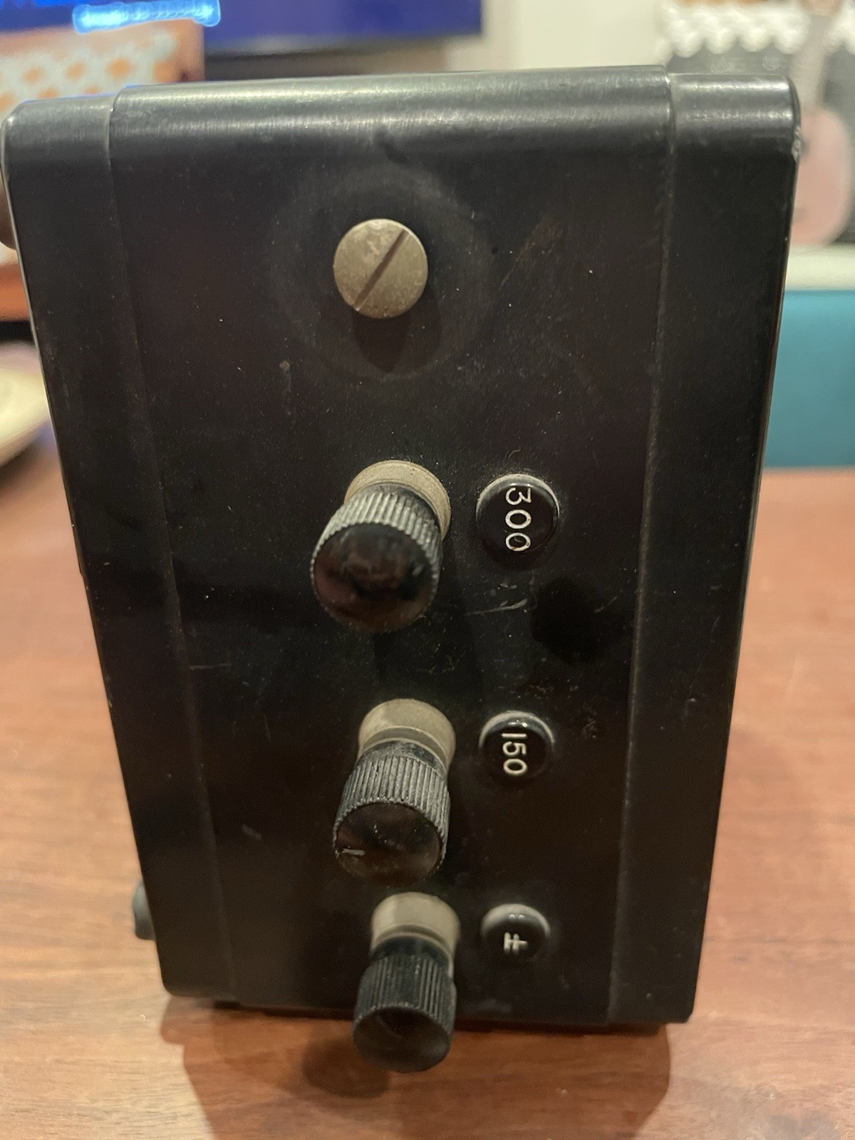 VWeston Model 433 AC Voltmeter Volt Meter 150V 300V Analog Tester Zero Corrector