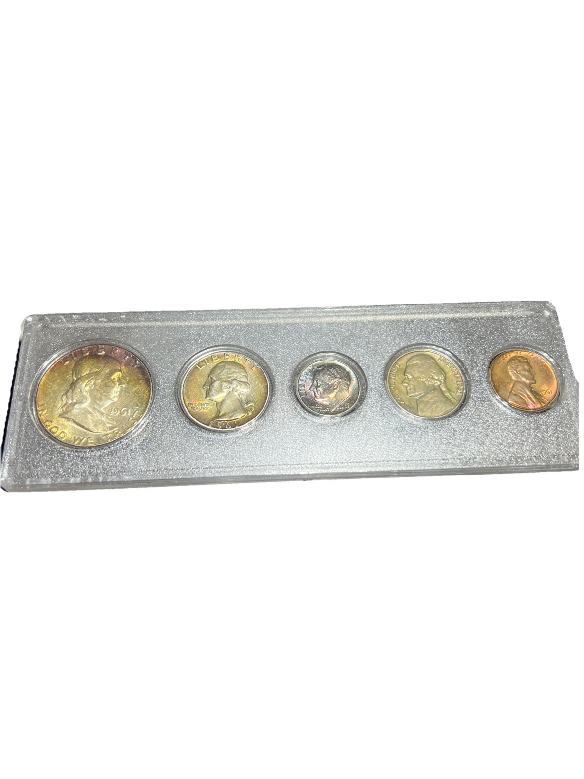 1961 Toned Year Set in Whitman Holder