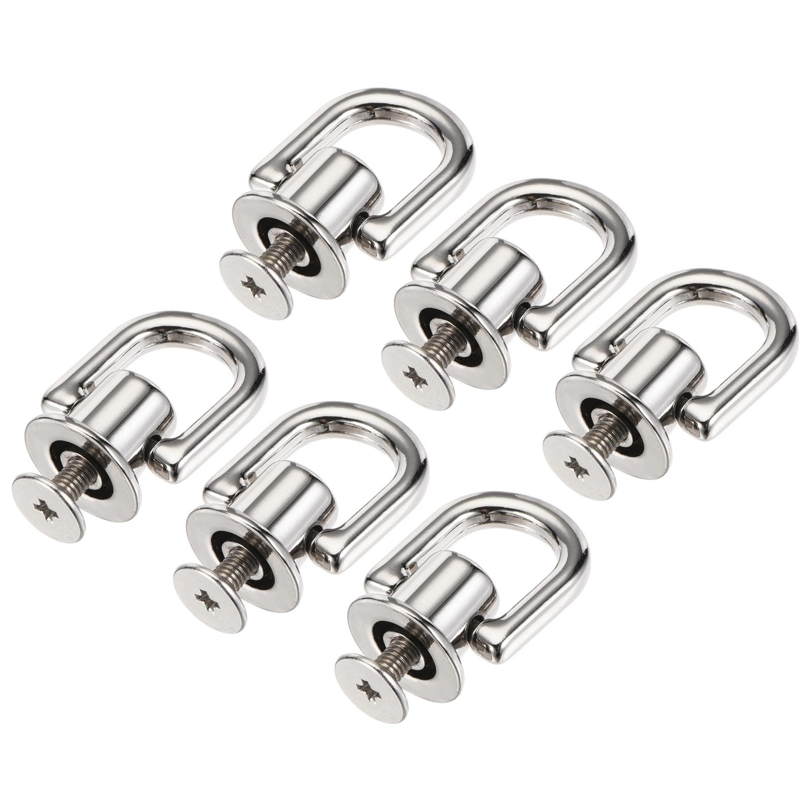 12x10mm Ball Head Button Studs with D for DIY Silver 6pcs