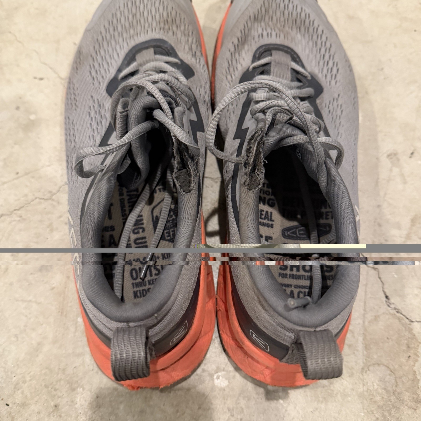 Keen Versacore Speed 1029004 Mens 9 Running Shoes Alloy Scarlet Ibis Sneakers