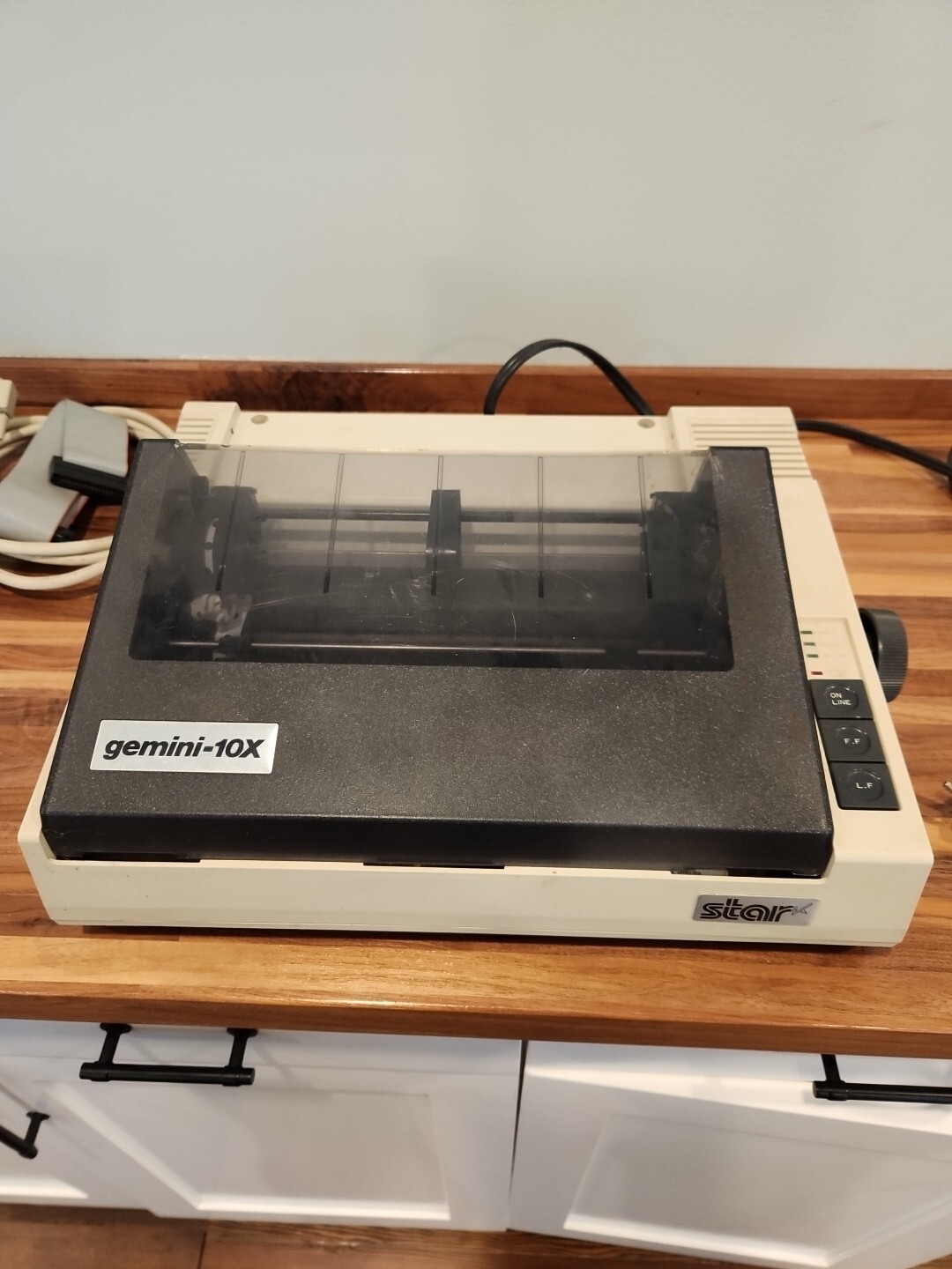 Star Gemini 10X Dot Matrix 9pin Printer Vintage