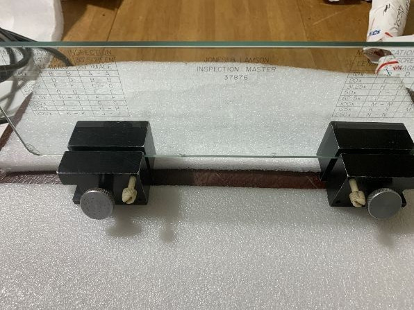 Jones & Lamson Optical Comparator Calibration items for Rent.