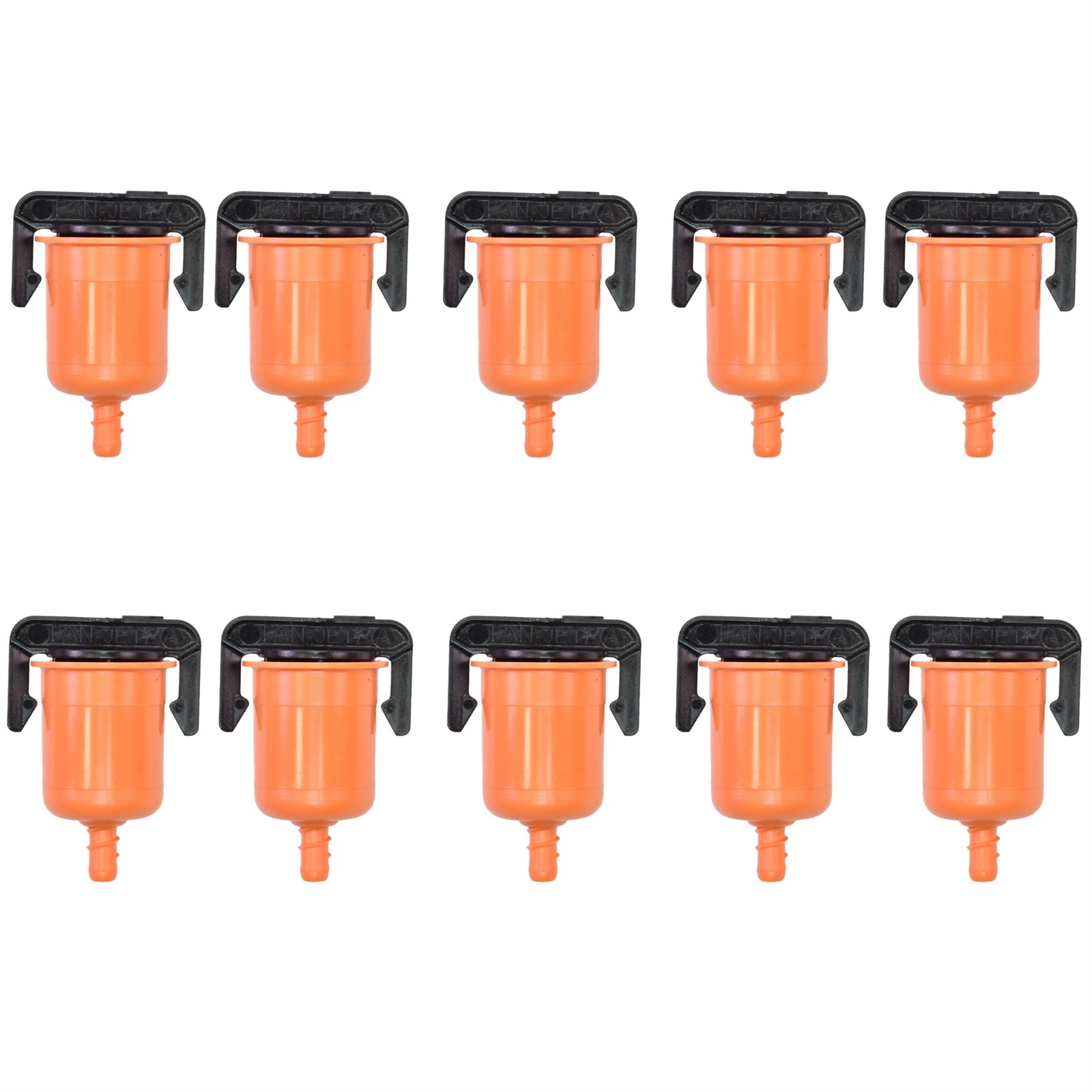 10 Bowsmith Fan‑Jet Plus 35A Orange Microsprinkler Wide Fan Spray 12–16GPH 20PSI
