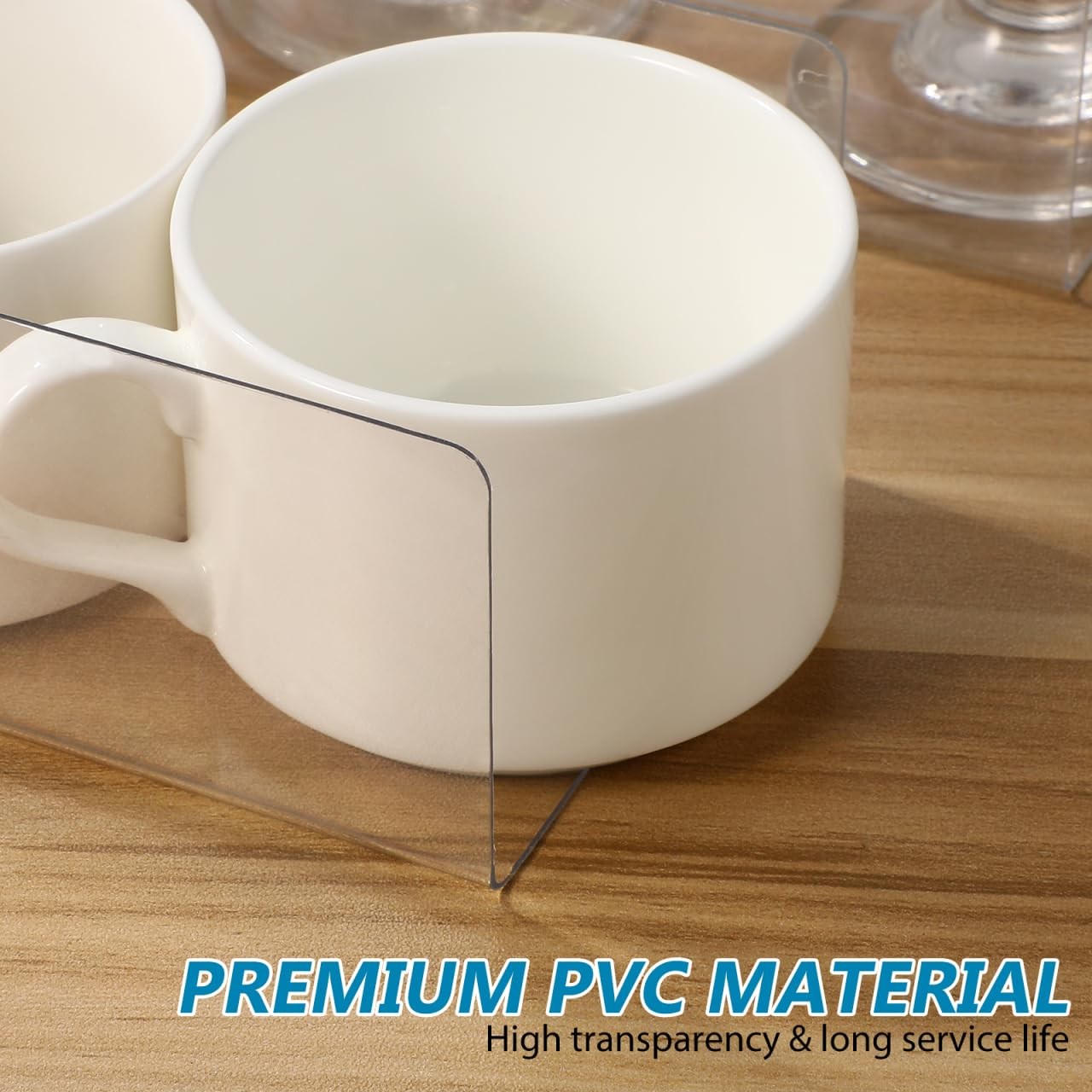 Shelf Divider Organizer 20pcs Shelf Dividers Clear Plastic Commodity Separato...
