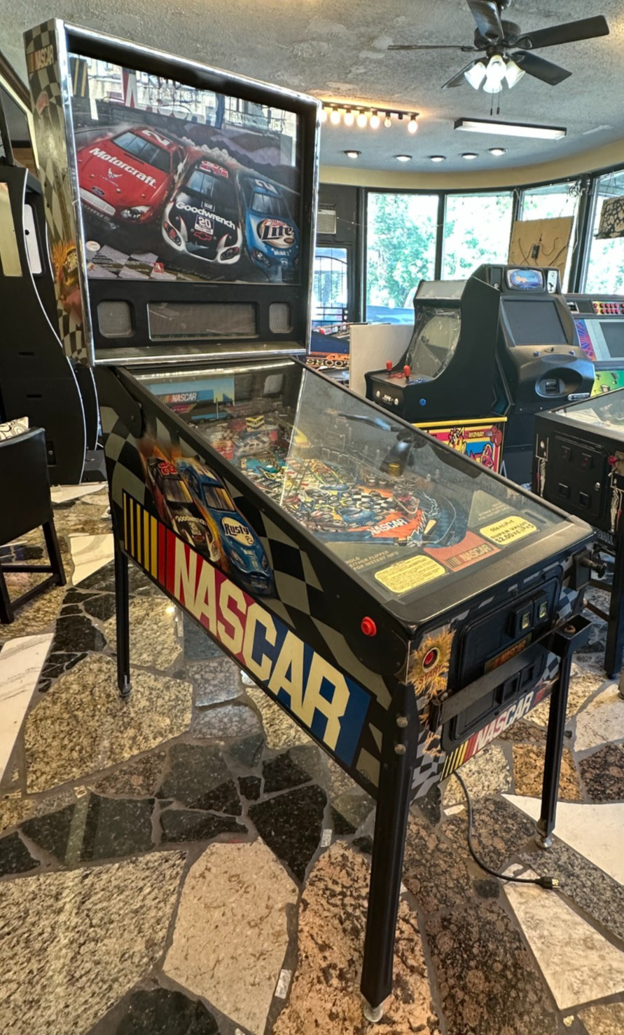 Stern NASCAR Pinball Machine – Refurbished, LED Lighting, Local Pickup Only