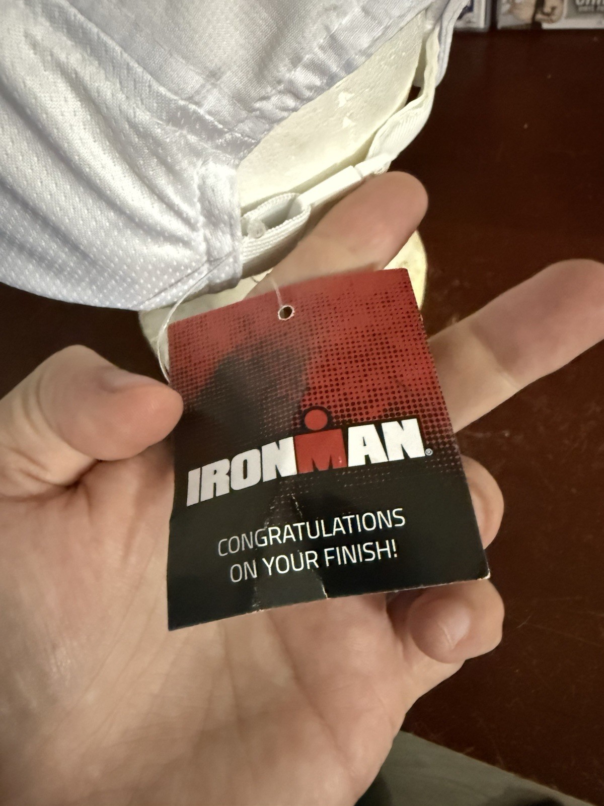 NWT - Ironman California Marathon Hat / Cap - White