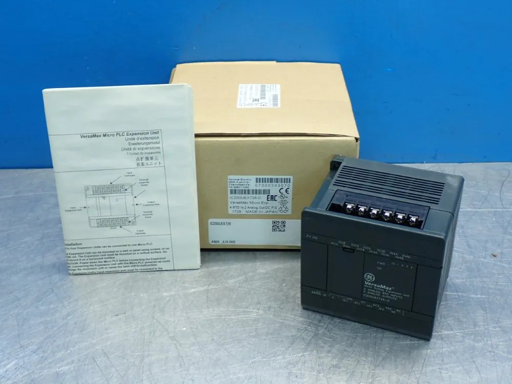 GENERAL ELECTRIC VERSAMAX MICRO RTD EXPANSION MODULE IC200UEX726