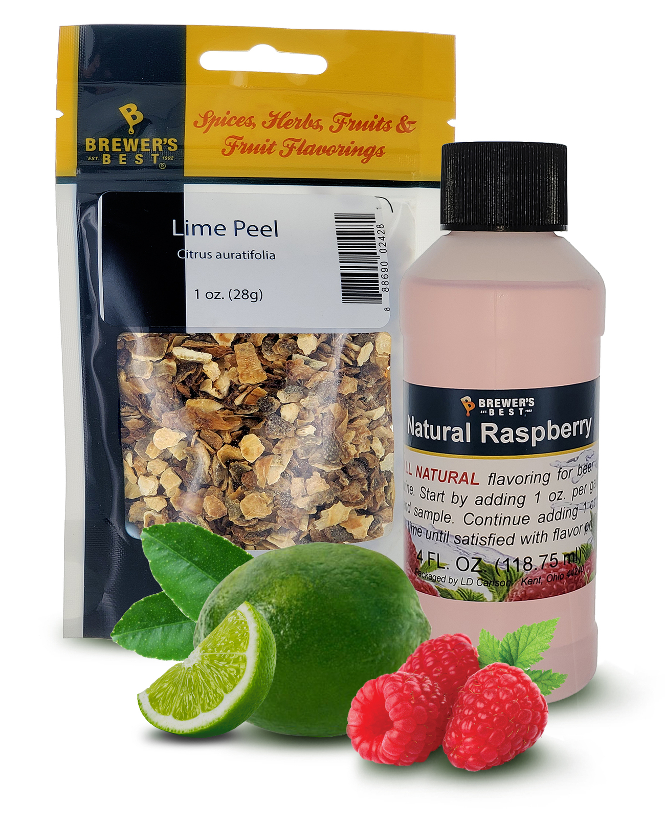 Brewer's Best Flavor Bundle - Raspberry Lime - For Home Brewing
