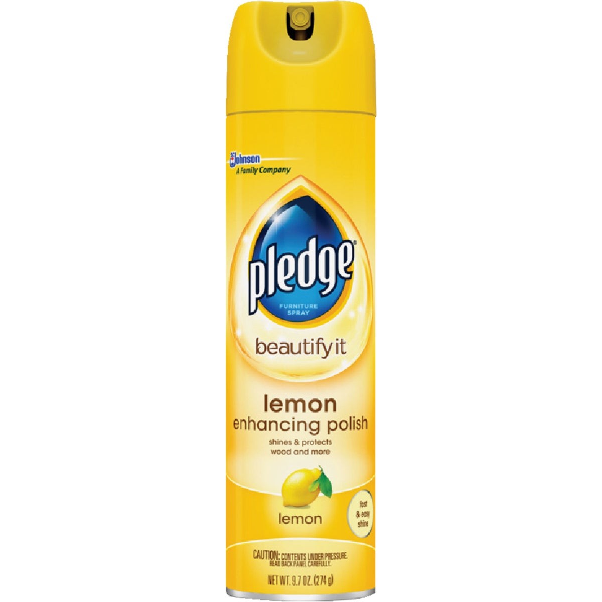 Pledge 9.7 Oz. Lemon Furniture Polish 72372 Pledge 72372 046500723728