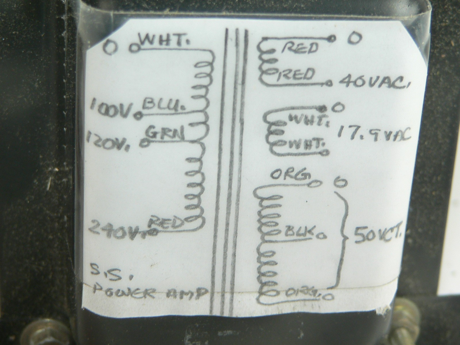 1 Solid State Power Transformer--Tests good