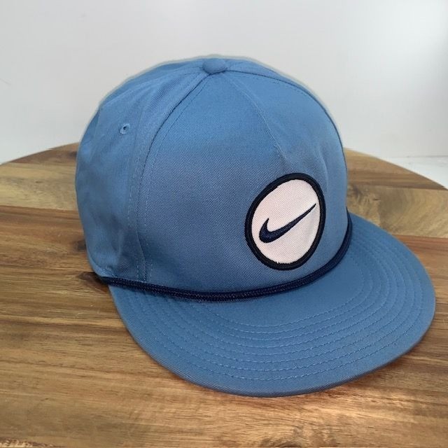 Nike Golf True Retro72 Performance Snapback Hat Light Blue Unisex