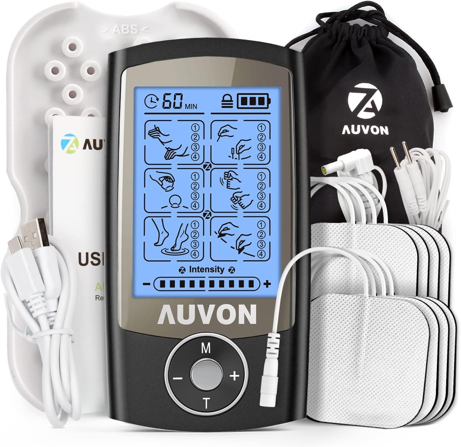 Fisioterapia Electroterapia Aparatos Estimulador Muscular Masajeador Terapia NEW