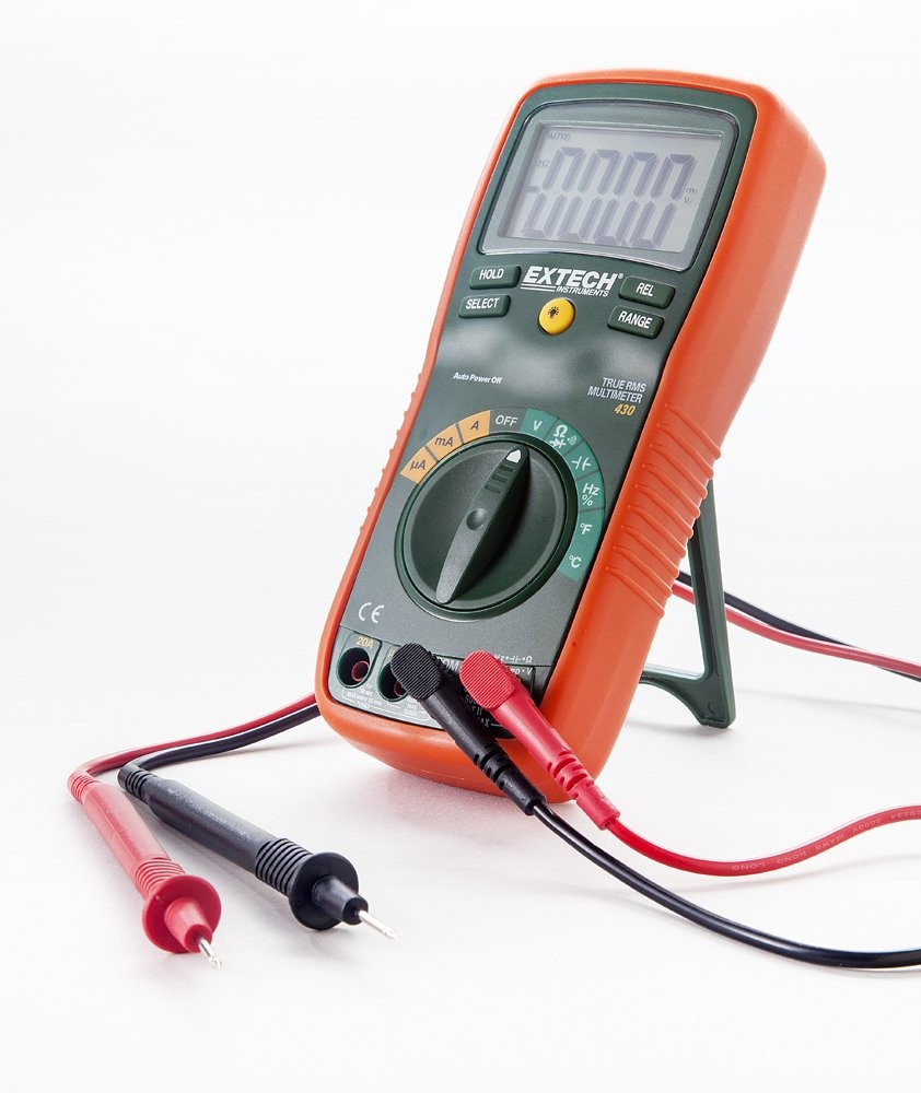 Extech by FLIR EX430A 11-Function True RMS Digital Multimeter with Type K Thermo
