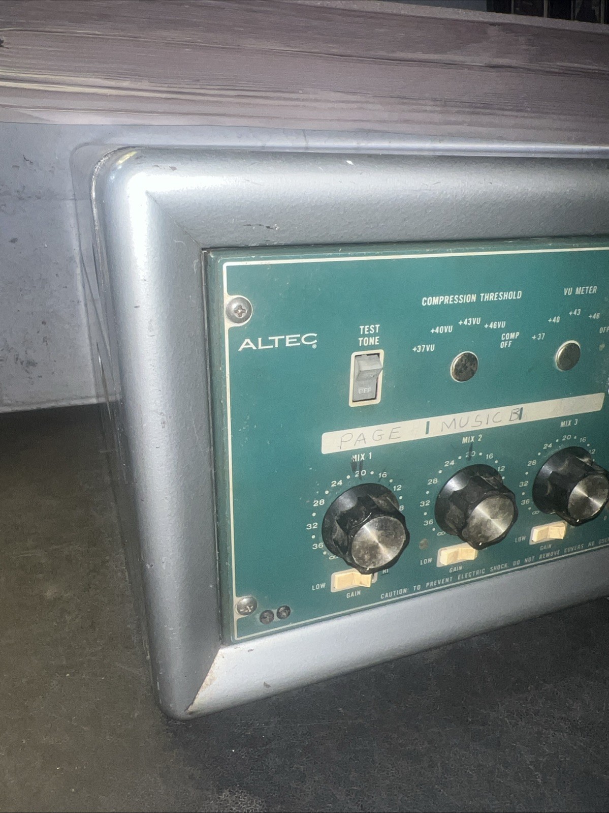 Vintage Altec Lansing 1607A Power Amplifier