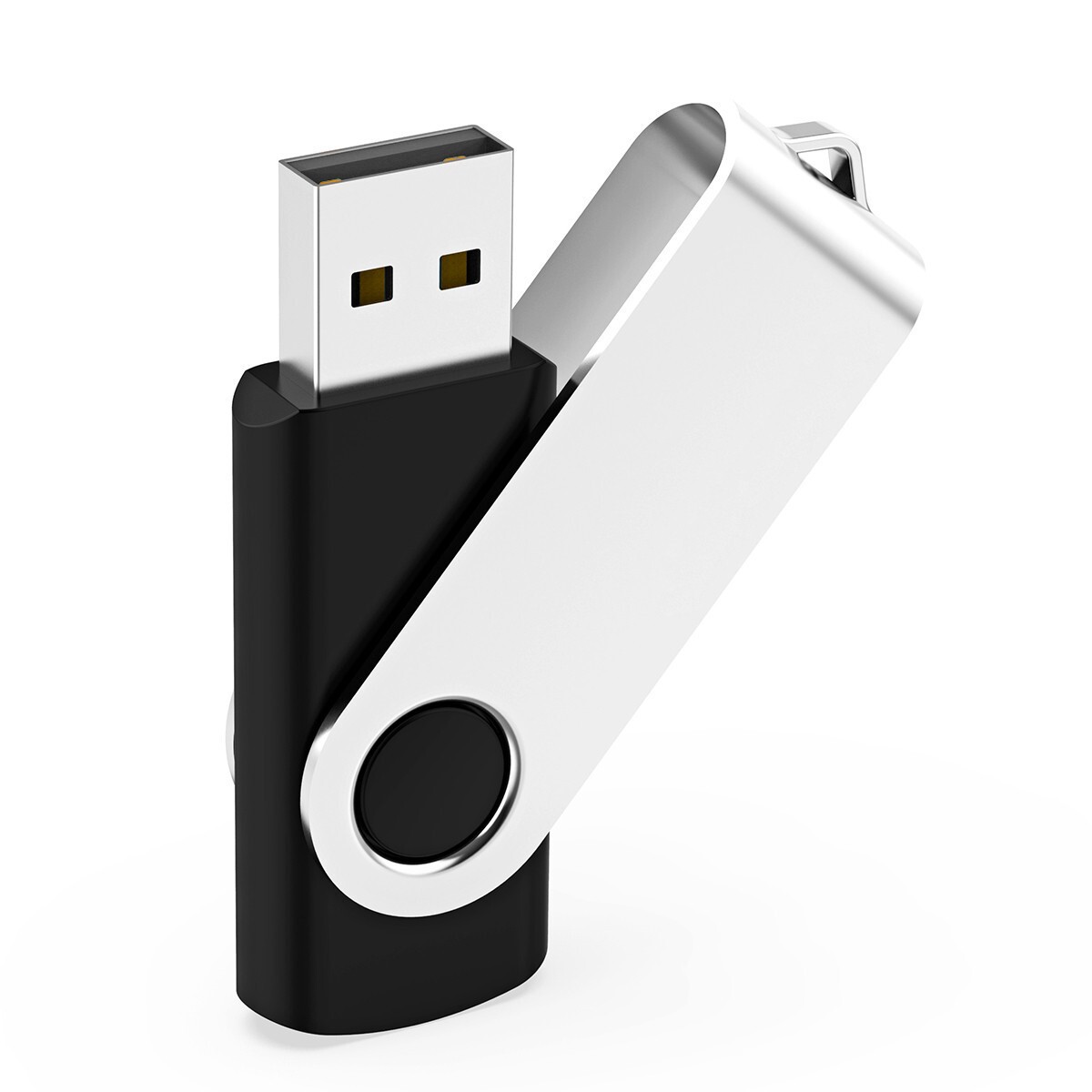 10Pack Swivel USB Flash Drives Memory Stick U Disk Thumb Pendrive Storage Black