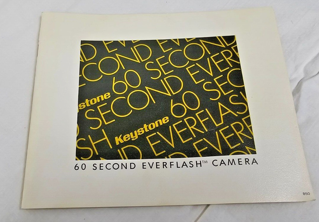 Keystone 60 Second Everflash 850 Camera Manual