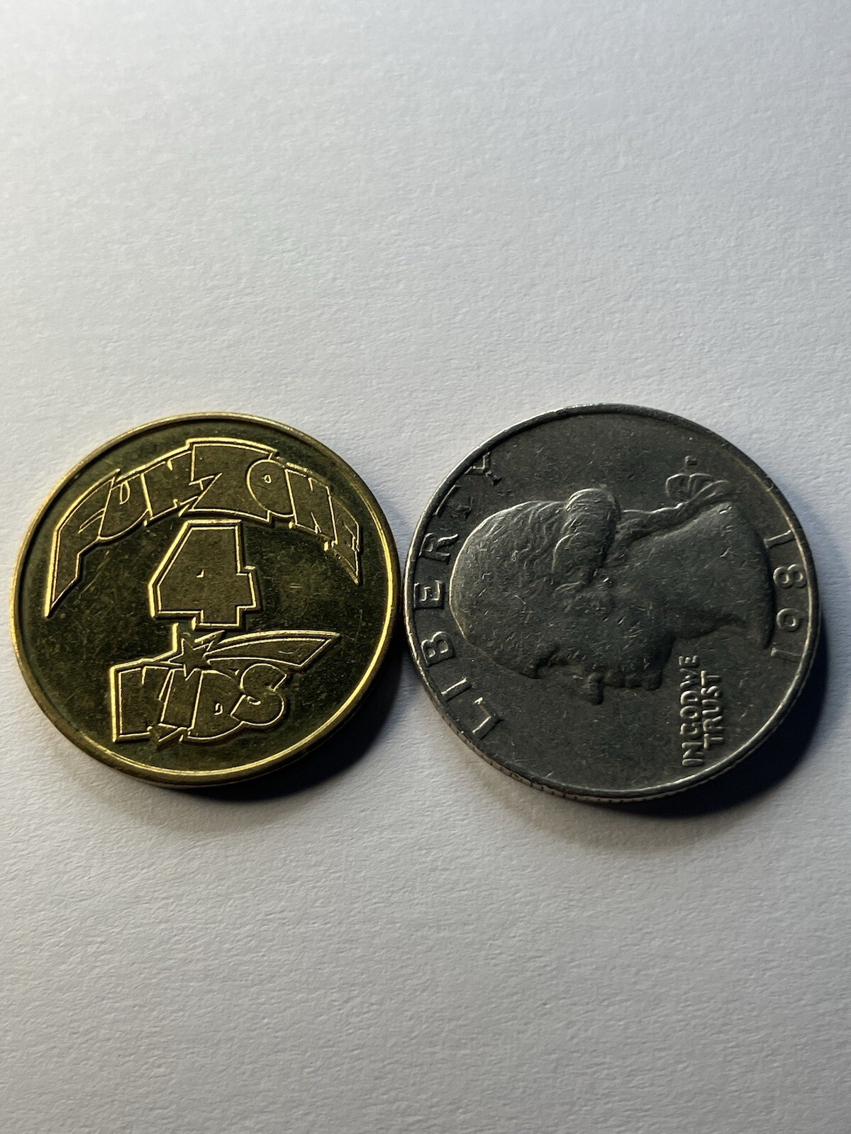 FunZone 4 Kids Arcade Token #ts1