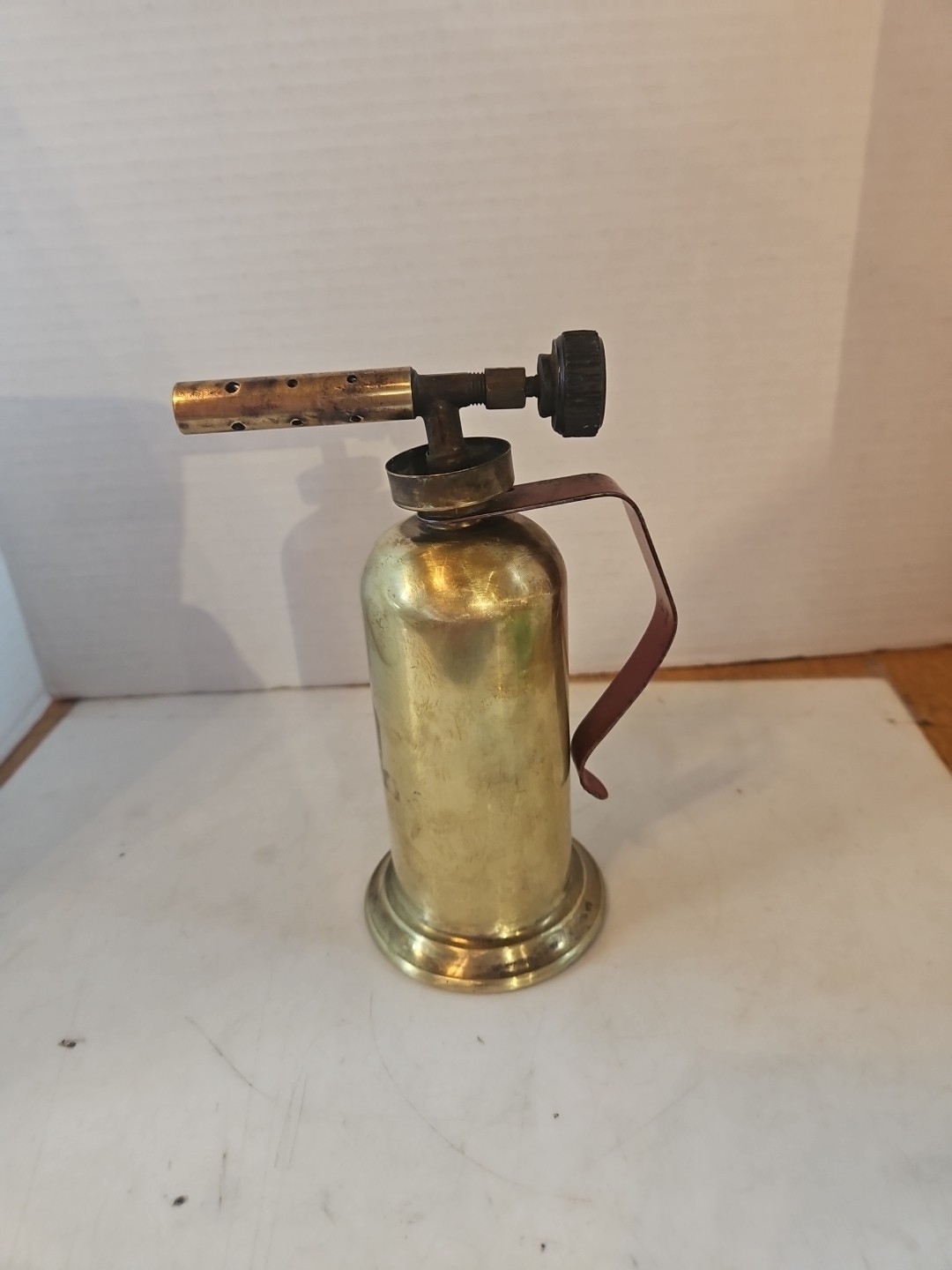 Vintage Brass Blow Torch-Unknown Brand. not tested