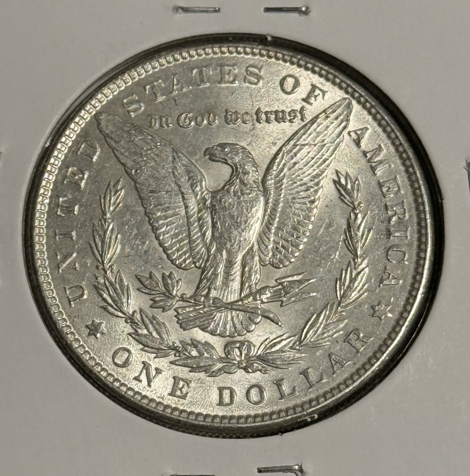 1889 Morgan Silver Dollar, AU+ Details. (18928)