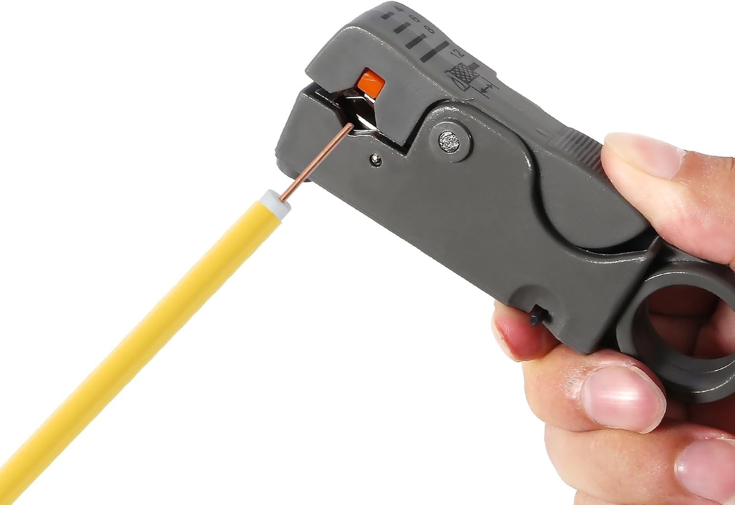 Coaxial Compression Tool Kit Coax Cable Crimper Wire Stripper with F RG6 RG59 Co