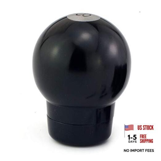 MT Car Gear Knob 8 Billiard Ball Style Aluminum Alloy Shift Stick Shifter Black