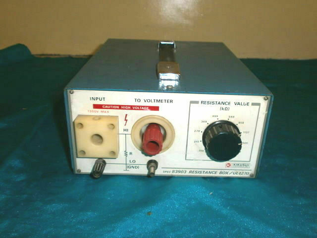 Kikusui 83903 resistance Box/UL1270