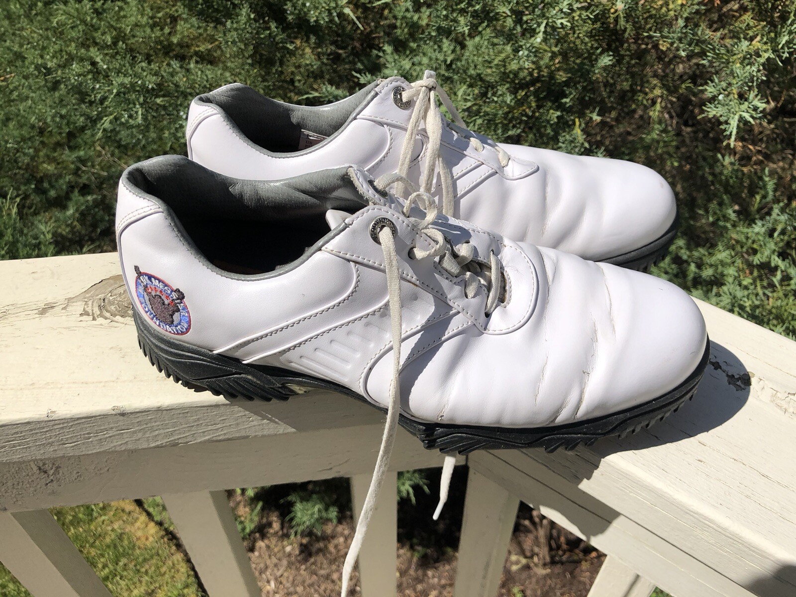 Mens Footjoy Mark Messier Foundation Golf Spikes Sz 10