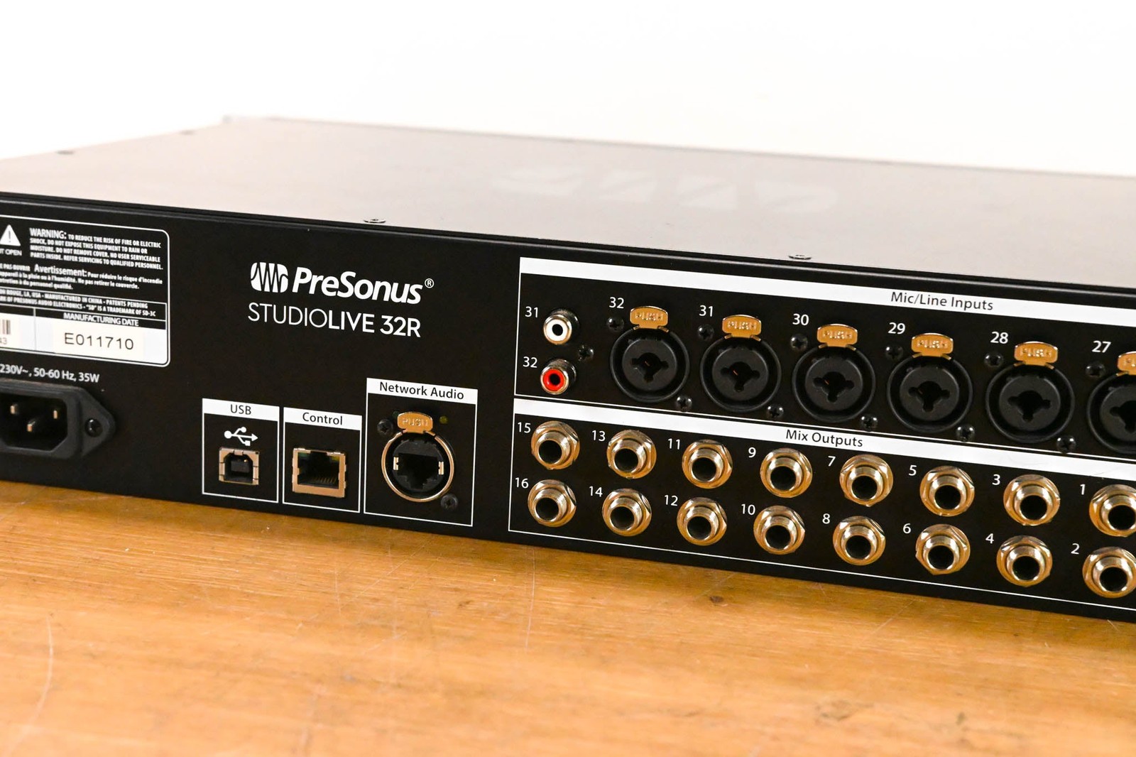 PreSonus StudioLive 32R 32-Channel Rackmount Digital Mixer CG01Z3X