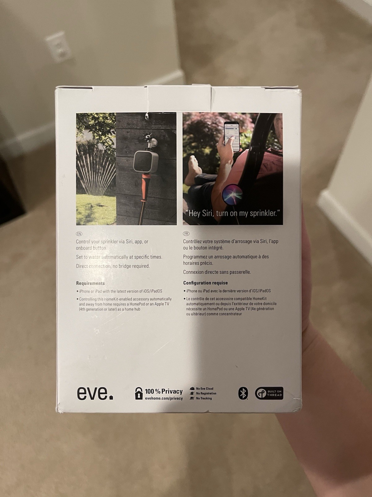 Eve Aqua Smart Water Controller - New Open Box