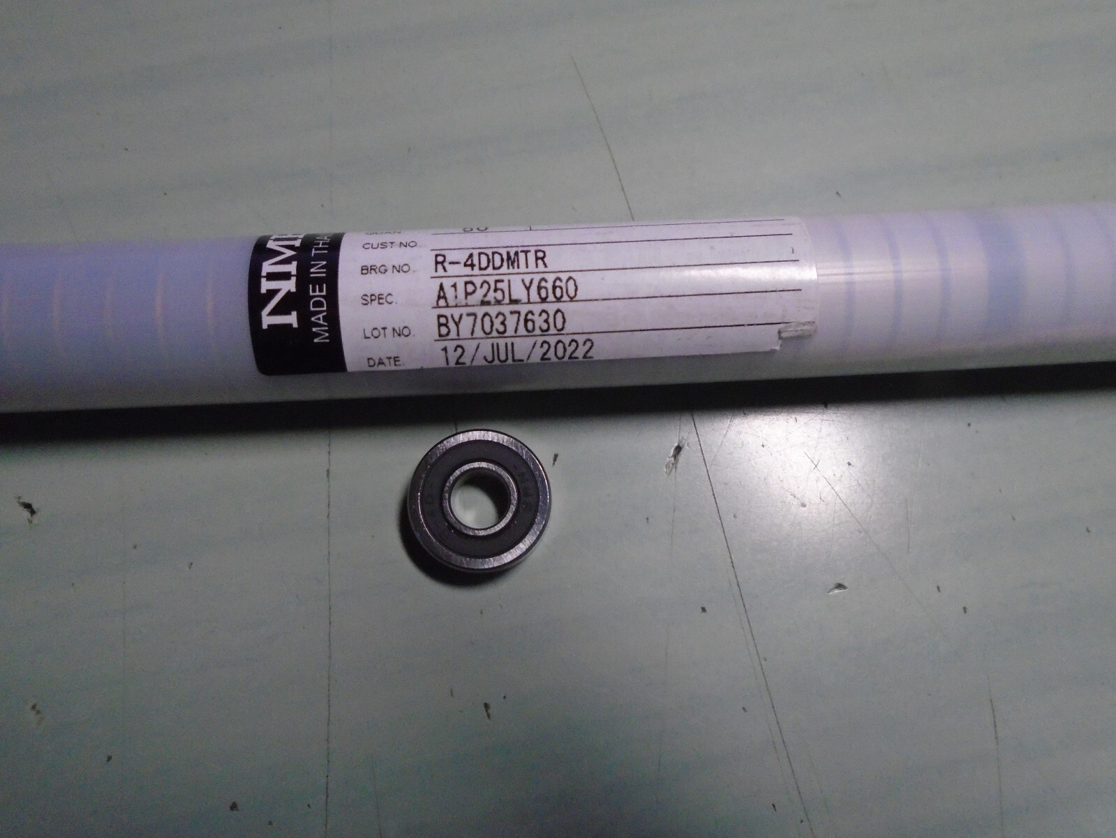 NMB R-4DDMTR R4-2RS 1/4"X5/8"X0.196" PRECISION SEALED BEARING JUNE109