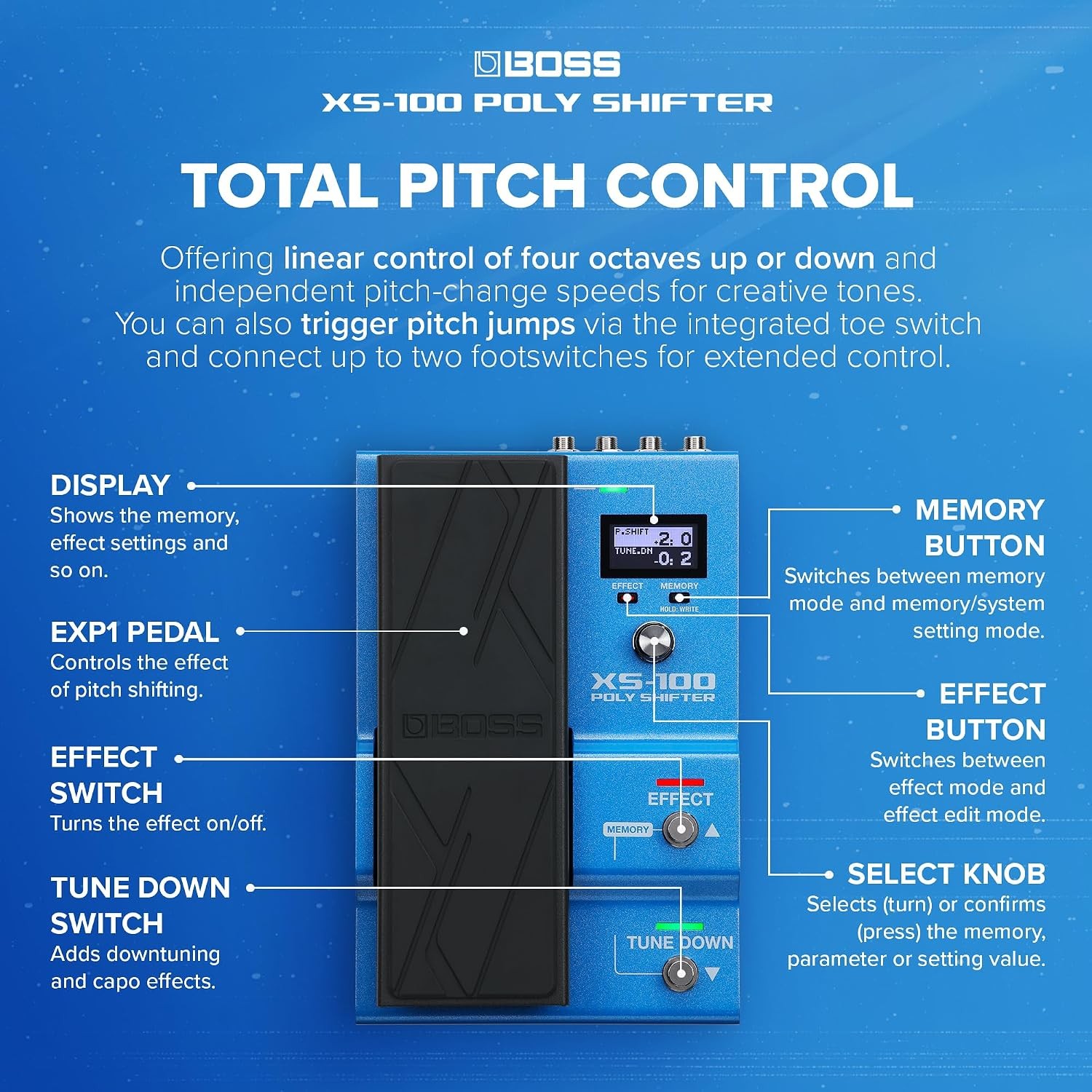 XS-100 Poly Shifter Advanced Pitch Shifting Workstation