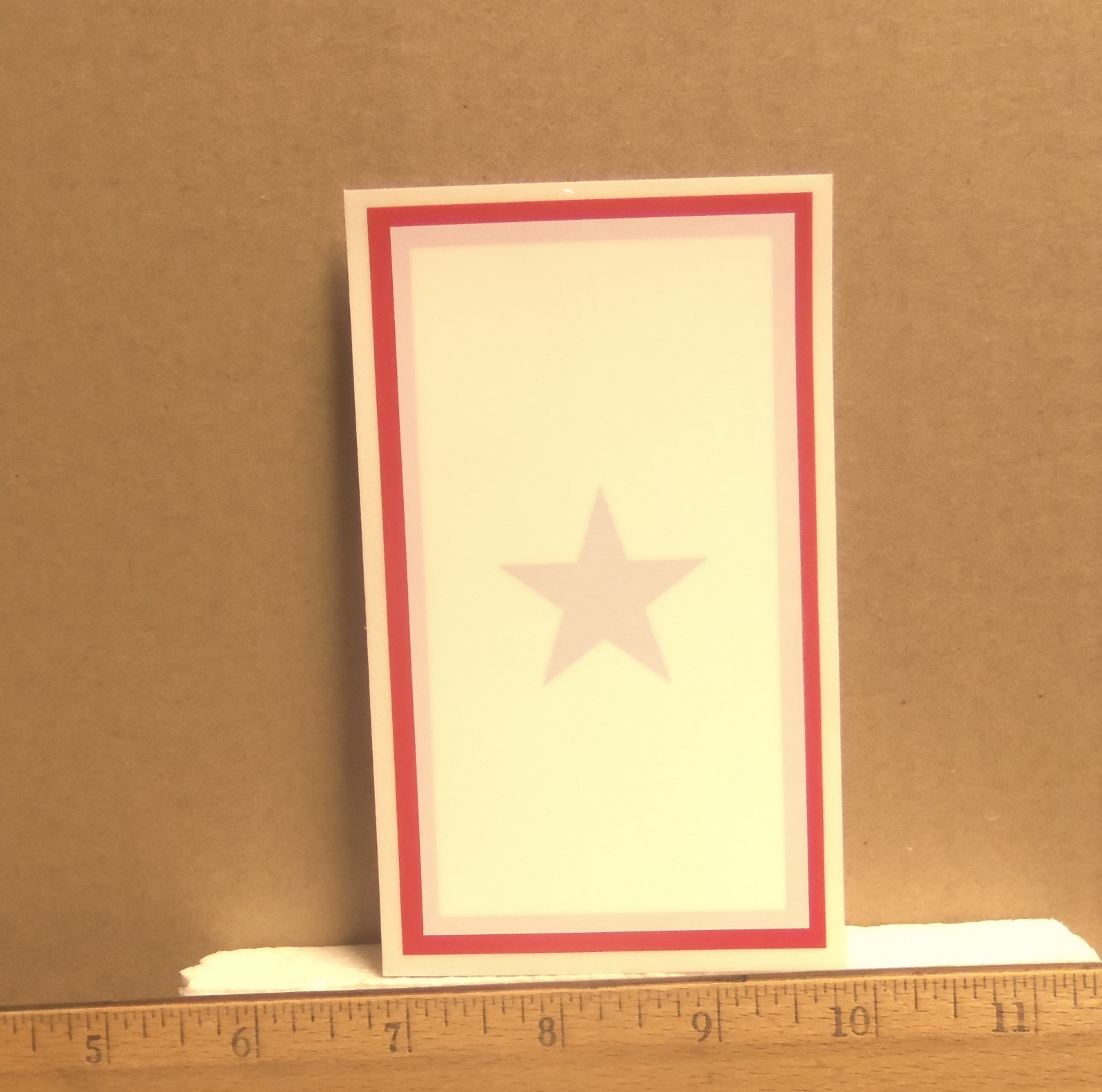 Blue Star Service Window Sticker