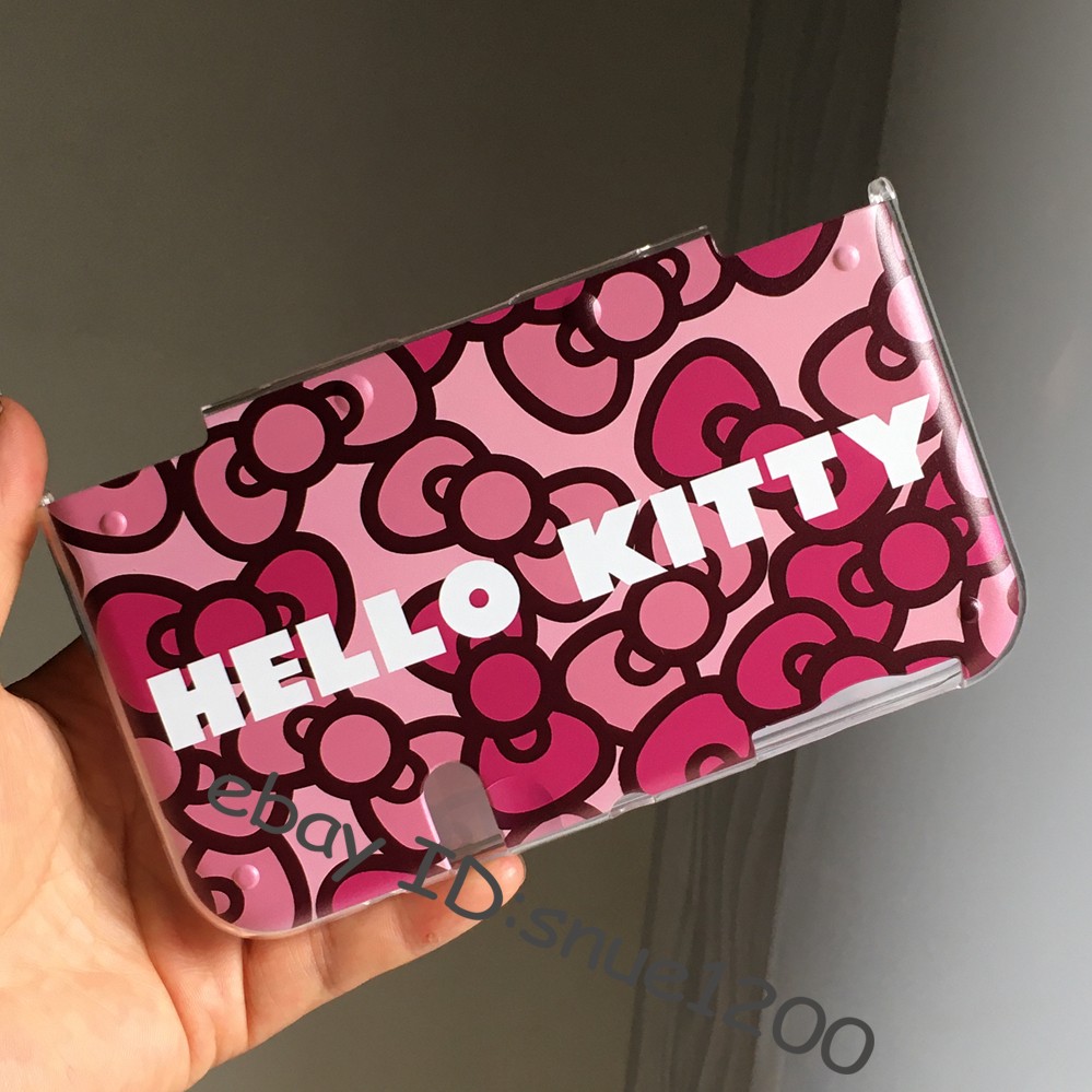 Custom Protective Case for Nintendo New 3DS XL/LL - Cute Pink Bow Pattern Cute