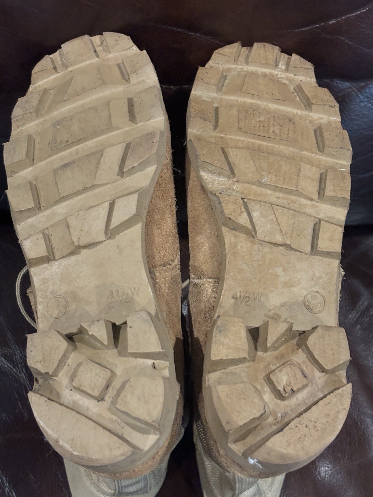 Vintage Altama American Military Gear Tan Desert Combat Boots Size 4 1/2 Wide