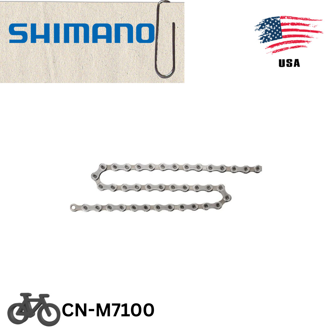 Shimano 12 Speed CN-M7100 MTB Road Bike Chain 122 Links Bicycle Chain