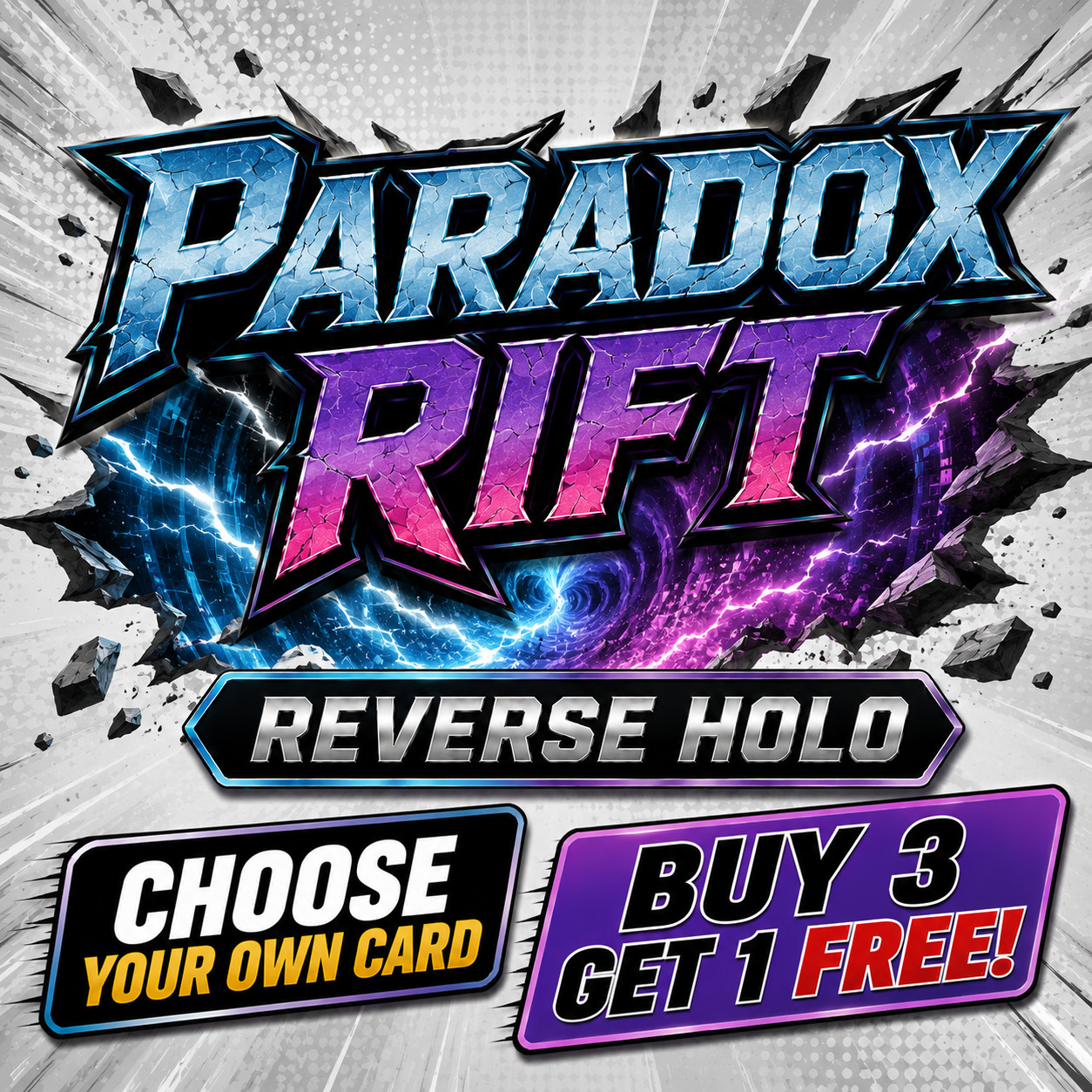 Pokemon Paradox Rift Reverse Holo - Choose Your Own Card - Buy 3 Get 1 Free