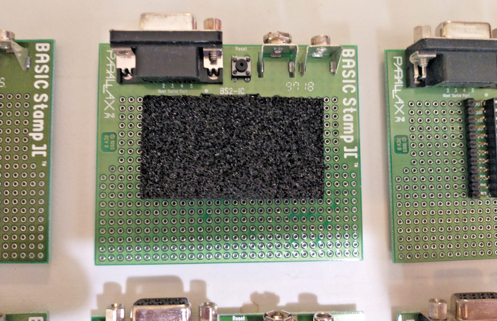 Parallax BASIC Stamp 2 Carrier/Solder Board BS2 Dev Board 9-Pin Serial (No CPU)