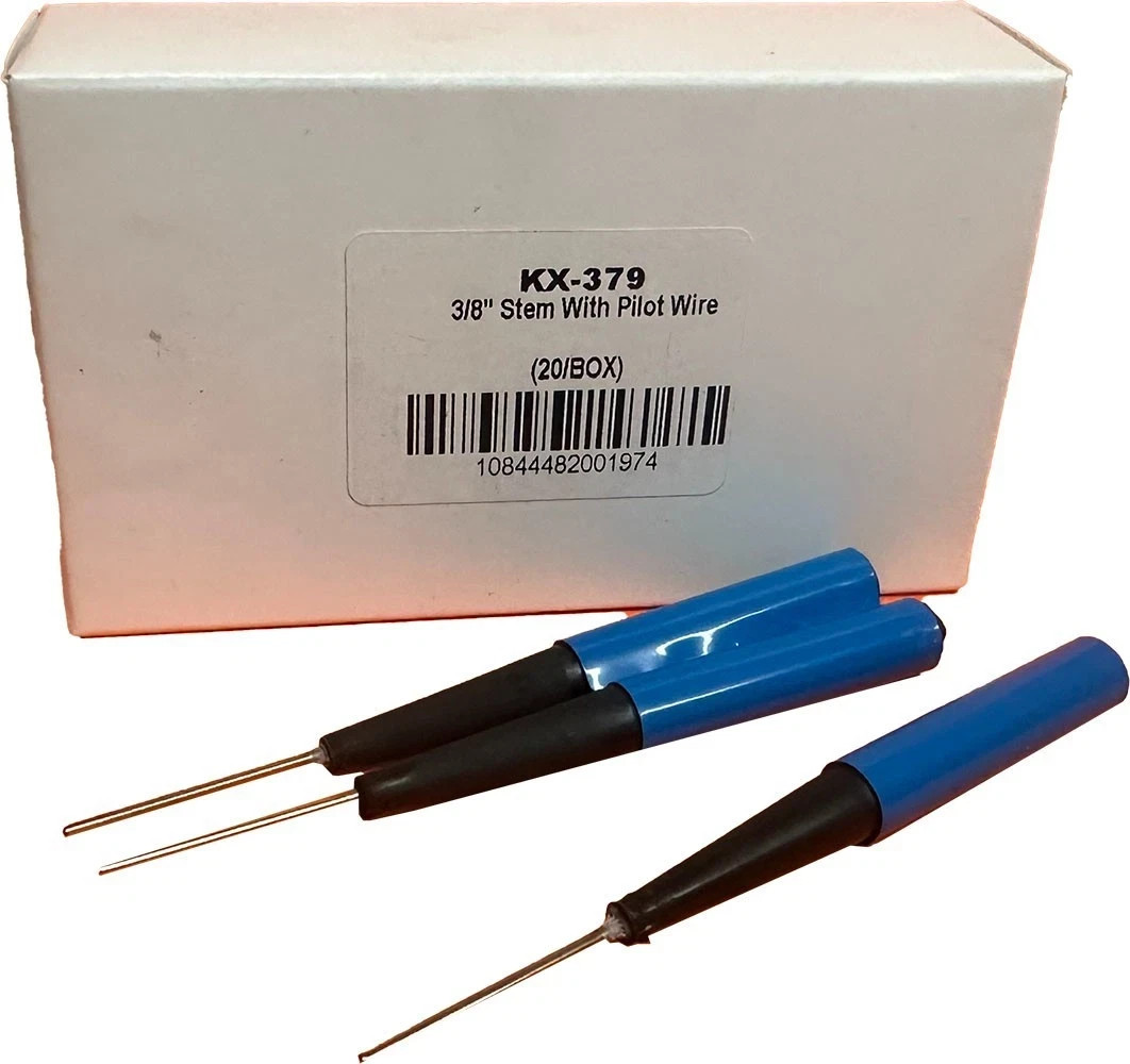 Kex Tire Repair KX-379 STEM WITH GUIDE WIRE 3/8" (20/BX)