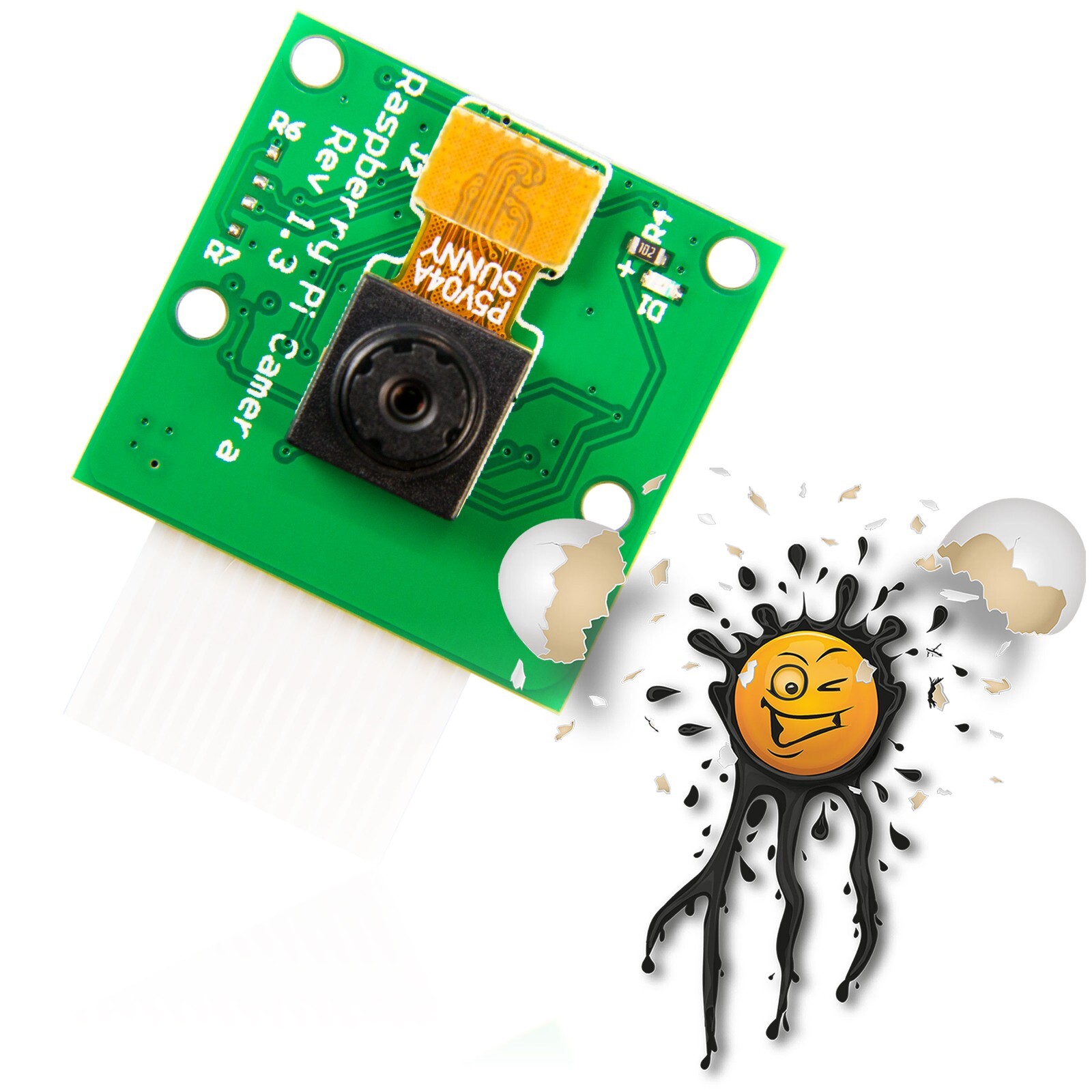 Raspberry Pi Kameramodul Kamera Camera Module OV5647 5MP Cam 1080p FullHD Videos