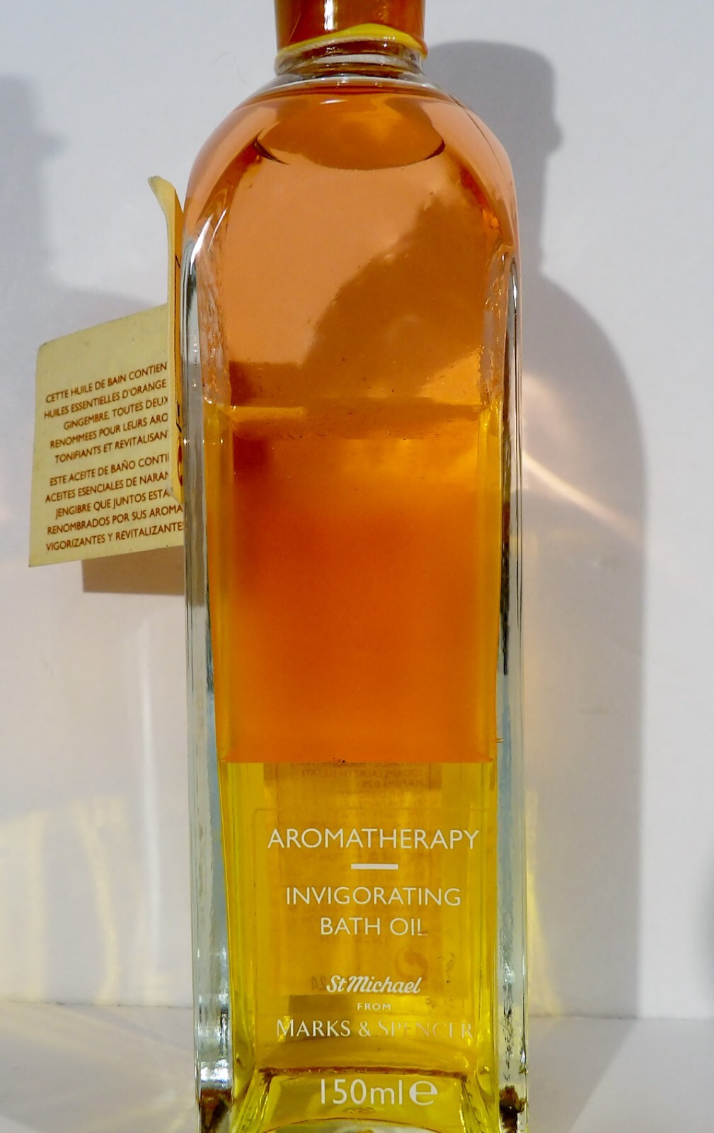 Vtg St Michael Aromatherapy Invigorating Bath Oil 5oz Marks & Spencer SEALED