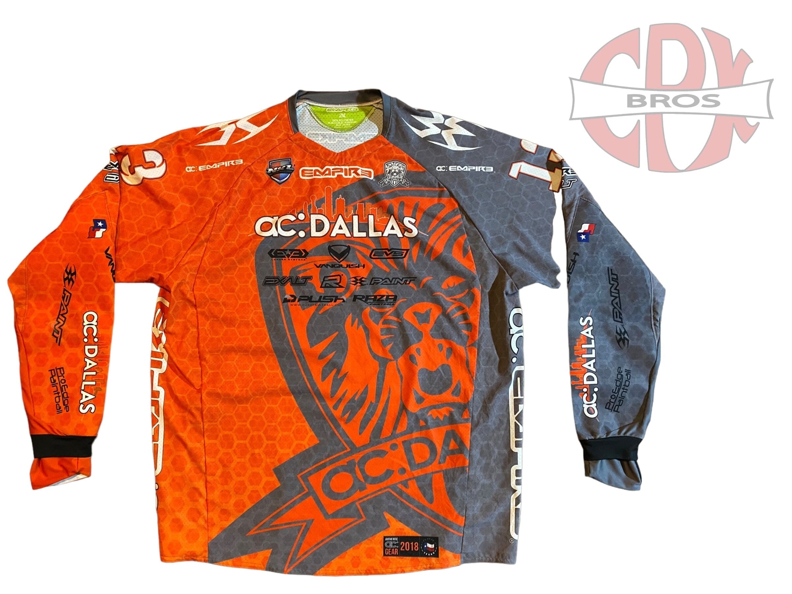 ac:Dallas Paintball Jersey Size 2XL
