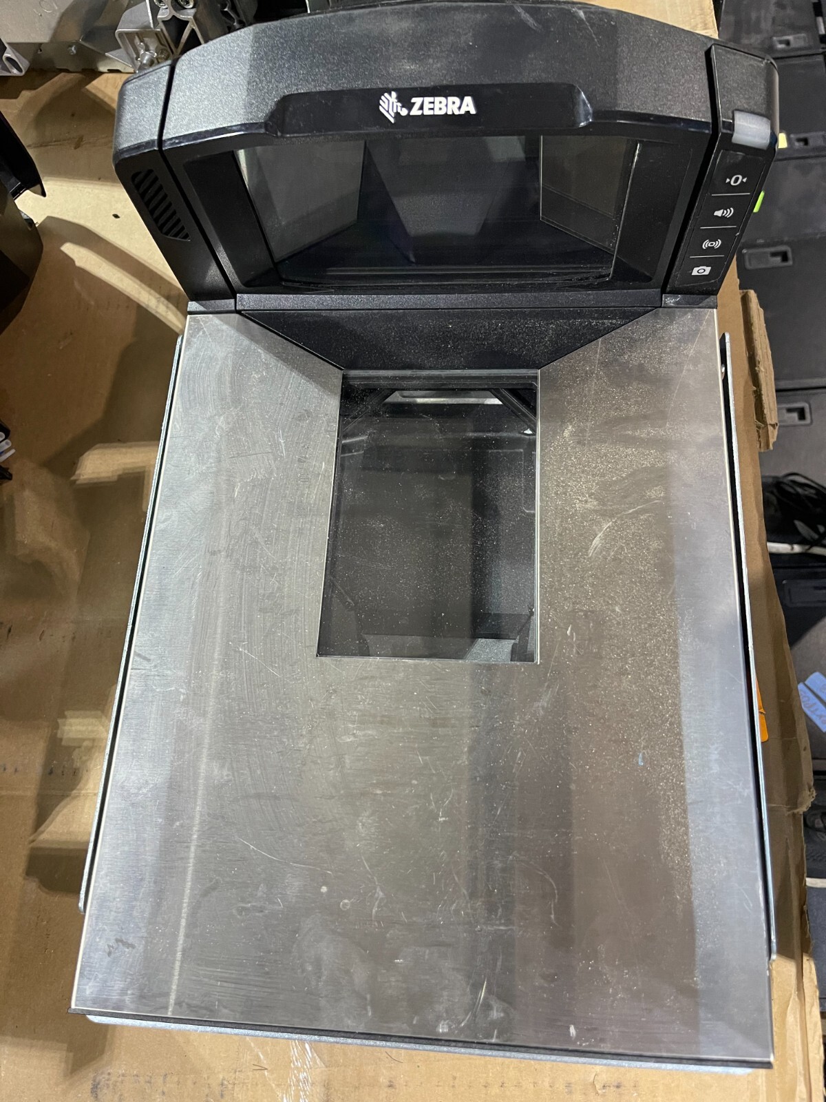 Zebra MP7001-LNS0M10US Scanner Scale Checkout Scale, used working unit *VALUE!*