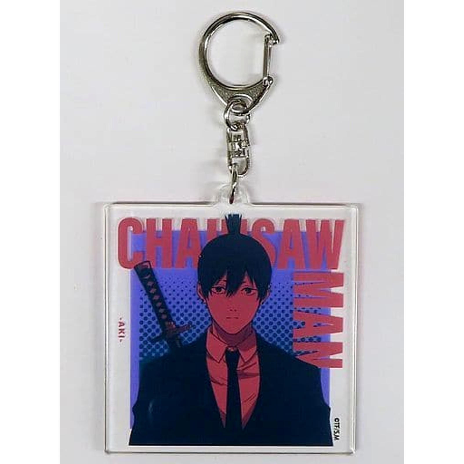 Chainsaw Man Aki Hayakawa Acrylic Keychain MAPPA TSUTAYA Chainsaw Man Japan A469
