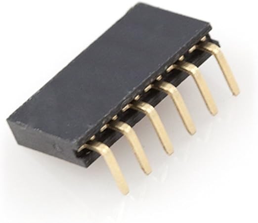 Arduino LilyPad 6-Pin Right Angle Socket Headers – Set of 10