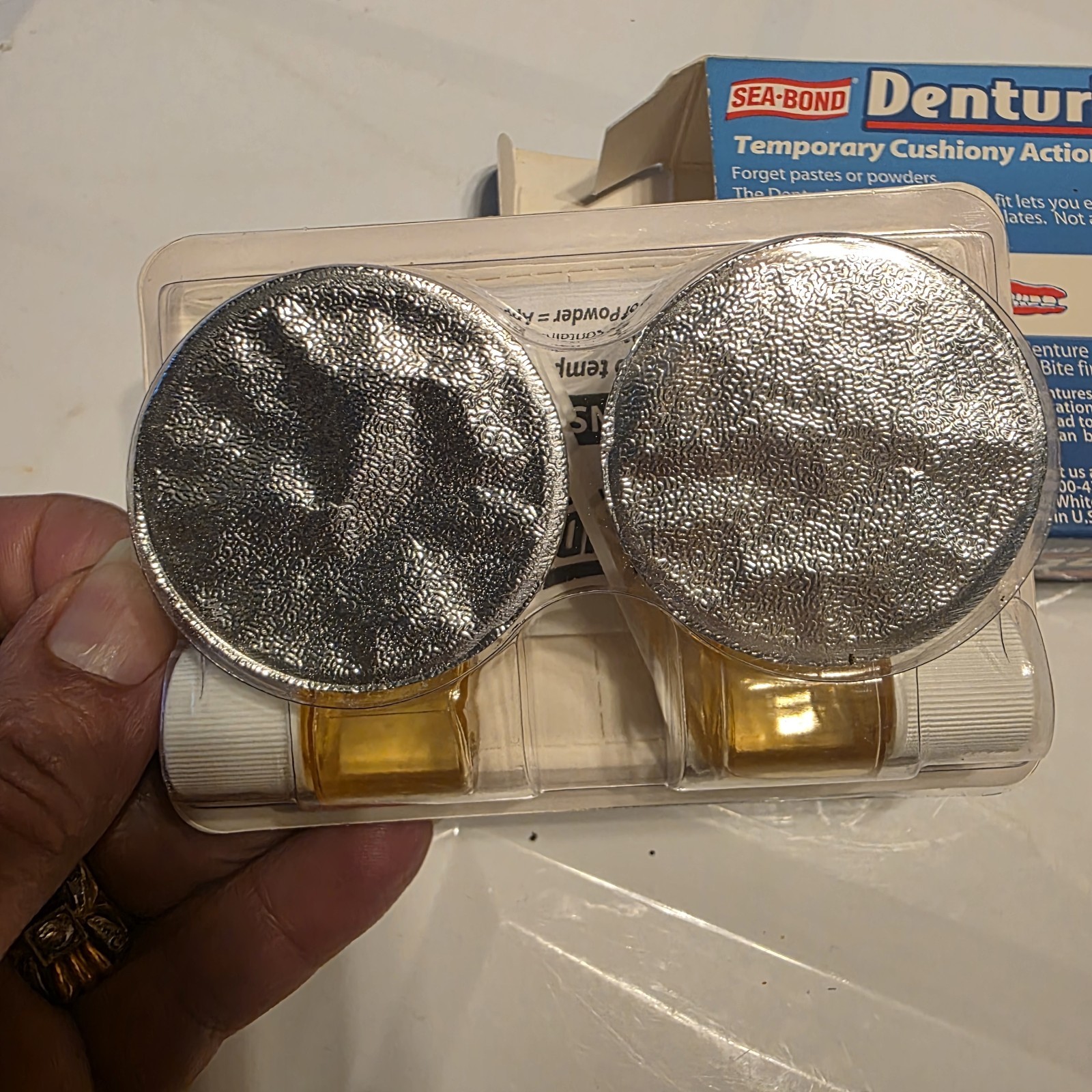 VTG Sea-Bond Denturite Custom Fit Denture Reliner New in Box Sealed Movie Prop